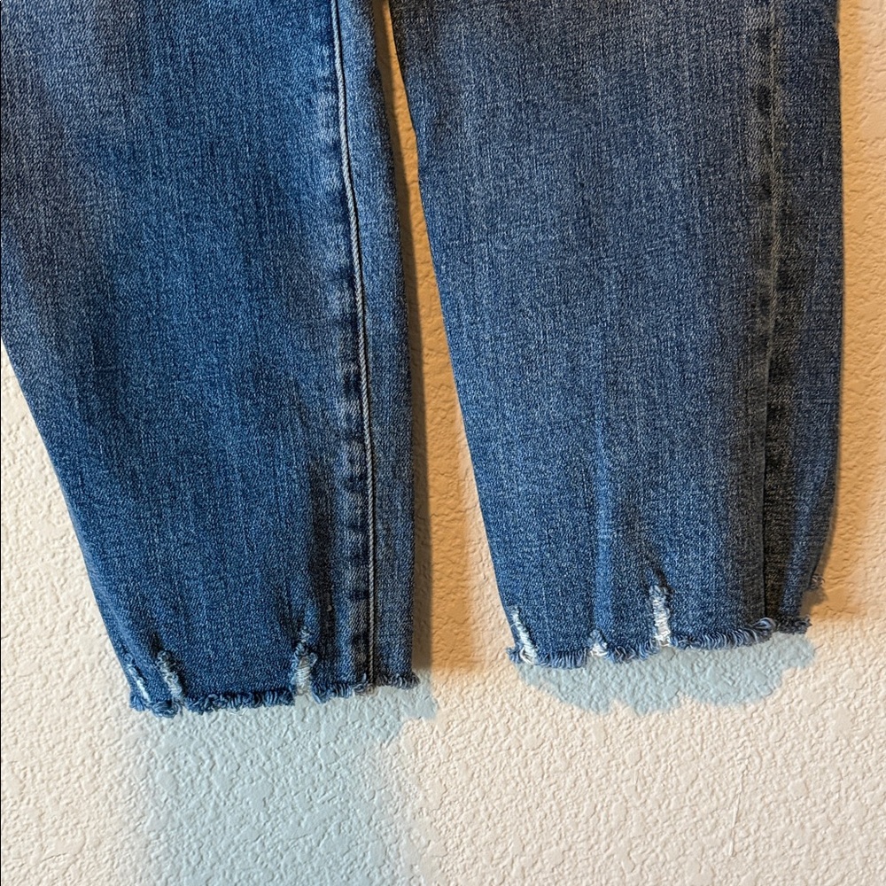 PISTOLA Monroe Mid Rise Cropped Cigarette in Mystique Blue - Picture 5 of 7